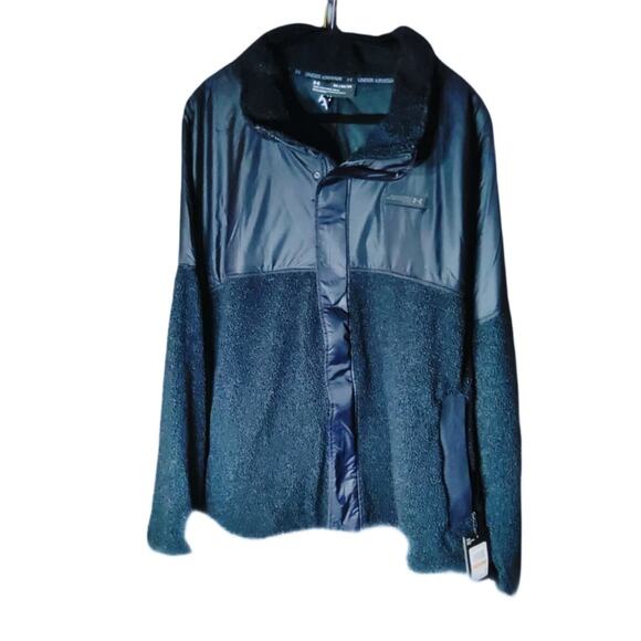 UNDER ARMOUR SWACKET JACKET 3XL PLUS WOMEN'S MISSION BOUCLE BLACK - Picture 15 of 16